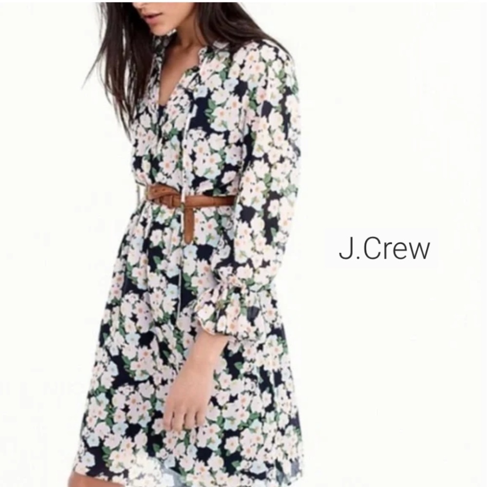 J.Crew Mercantile French Floral ruffle dress,XXS, GD1096